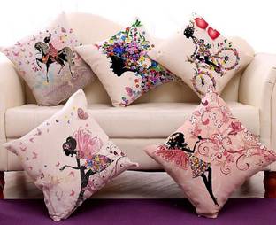 BLUEDOT Jute Cushions Cover