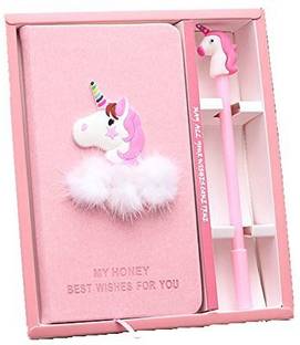 Prezzie Villa unicorn diary and pen gift set Pen Gift Set