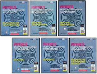 Cengage Physics (3-Edition)(2019-20) 6-Book Set (Mech.-1 + Mech.-2 + Wave & Termo. + Optics & M.phy. + Electro. & Current Ele. + Magnetism & Ilectro. Induction) With Dpp With Solution