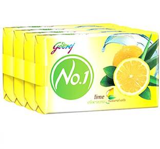 Godrej No.1 lime and alovera 50 gm soap (pack of 4)