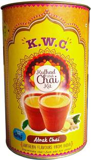 kulhad wali chai KWC-MASALA Chai Ginger Instant Tea Tin
