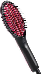 WIB Simply Straight Fast Ceramic Brush with Lcd Display Straightener Brush 519 Hair Straightener Hair Styler
