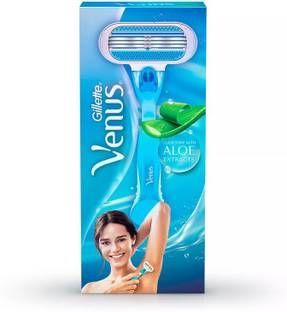 Gillette Venus Aloe 2 IN 1 hair removal razor for women Shave, Women