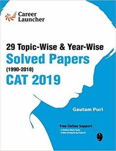 Cat (Common Admission Test) 2019 - 29 Topic-Wise & Year-Wise Solved Papers (1990-2018)