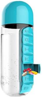 Holiday 7 days pill with water bottle 600 ml Water Bottle