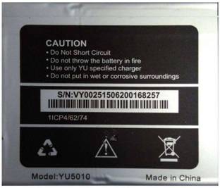 Koloredge Mobile Battery For  Micromax YU5010/5010A YUPHORIA