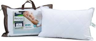 RECRON CERTIFIED Aura Microfibre Solid Sleeping Pillow Pack of 1