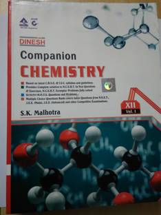 Dinesh Companion chemistry Class 12th set of 2 volume