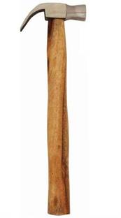 MECHTOOLS Claw Hammer , Curved Claw Hammer With Wooden Handle , Lady Hammer Curved Claw Hammer