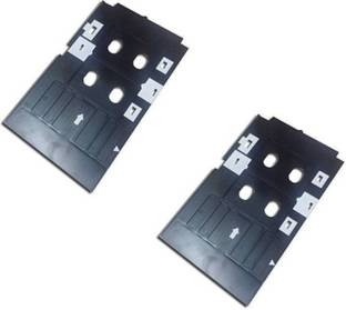 MOREL PVC ID Card Tray For InkJet Printer Used For Epson L800, L805, L810, L850, R280, R290, T50, T60, P50, P60 Printer pack of 2 Black Ink Toner