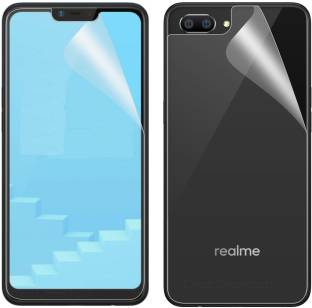 CASE CREATION Front and Back Screen Guard for Oppo Realme C1 2018