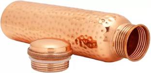Riyansh 100% Pure Copper Water Bottle Yoga Ayurvedic Healing Copper Bottle 1000 ml Bottle