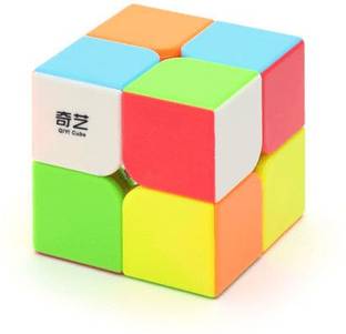 Cubelelo QiYi QiDi S 2x2 Stickerless Cube for Kids & Adults Magic Speedy Cube