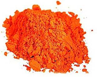 PMW Hanuman Ji Tilak - Saffron Colour - Made with Turmeric & Alum - 250 G - Original - 11 Gomati Chakra