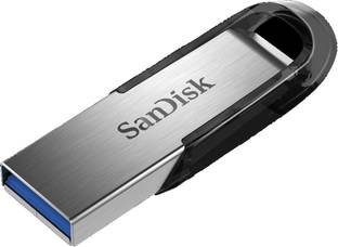 SanDisk Ultra flair 3.0 USB Flash Drive 128 GB Pen Drive Compatible with Netbook, Desktop Computer, Audio Player, Television, Laptop USB 3.0 Plastic, Metal Case