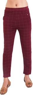 Bougee Maroon Jegging