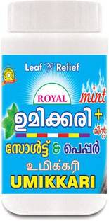 Leaf N Relief Umikkari Salt & Pepper + Mint - Activated Charcoal - Teeth Whitening Kit
