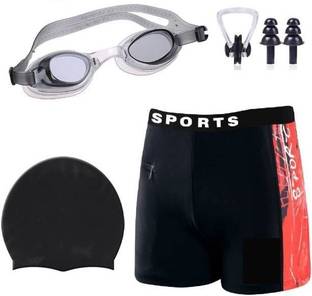 KSS swimming kit cap ,googles ,ear plugs ,trunks CB-1 Swimming Kit