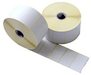CORAL SELF ADHESIVE Barcode Labels 50 x 25 x 1 Across (2000 labels)on 1"core Paper Label