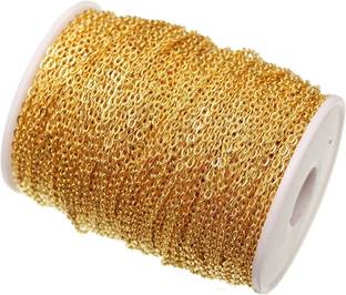 Kwizy Jewellery Making Chain 5 Meter Golden