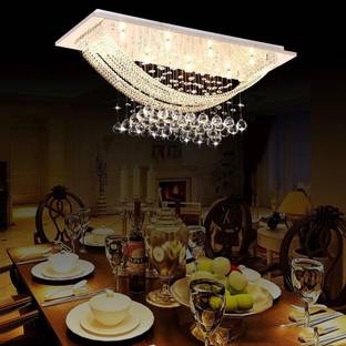rockstarcreation Crystal Chandelier Ceiling Light led bulb Chandelier Ceiling Lamp