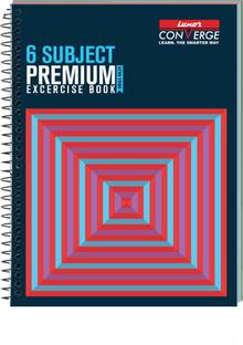 LUXOR Exercise Notebook B5 Notebook Ruled 300 Pages