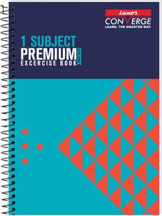 LUXOR Exercise Notebook-pyramid A4 Notebook Ruled 160 Pages