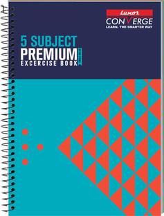 LUXOR Exercise A4 Notebook Ruled 250 Pages