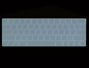 Saco Chiclet Keyboard Skin for Apple MacBook Pro MLVP2HN/A Laptop 2016 (Core i5/8GB/256GB/Mac OS/Integrated Graphics/Touch Bar), Silver-(Transparent) Laptop Keyboard Skin