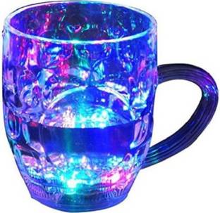 FULLY Light Up Drink with LED Glowing Lights for Cocktail Theme Parties Glass Beer Mug