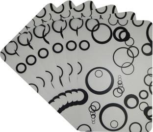 LooMantha Rectangular Pack of 6 Table Placemat