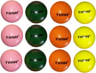TIMA Wind Cricket Ball for Tennis Garden Play Pack of 12 Cricket Synthetic Ball