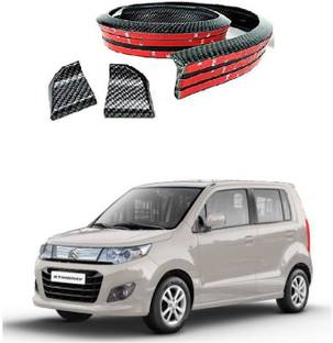 PRTEK Carbon Finish Trimmable Car Spoiler Car Lip Spoiler Universal Fit for Cars 0044 Car Spoiler