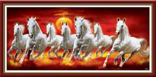 god & god's 124.46 cm Canvas HD Digital Painting 4918 Self Adhesive Sticker