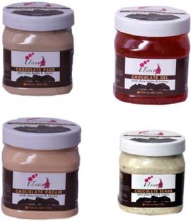 I TOUCH HERBAL CHOCOLATE PACK GEL CREAM SCRUB 500 GM X 4 Scrub