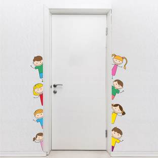 Flipkart SmartBuy 16 cm Wall Decals ' Cute Kids ' Wall Stickers Self Adhesive Sticker