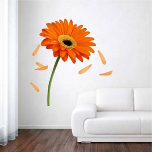 Flipkart SmartBuy 27 cm Wall Decals ' Flower Sticker ' Wall Stickers Self Adhesive Sticker