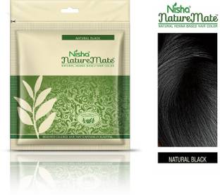 Nisha Nature Mate Henna Based , Natural Black