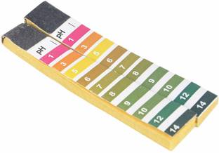 Parshv P.H. [Universal] Indicator Paper [1.0-14.0] Wide range 10 strips x 20 leaves Ph Test Strip