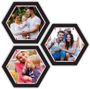 Marine Pearl 12 Inch Multifunctional Hexagonal Pin Up Photo Frames Bulletin Board Bulletin Board