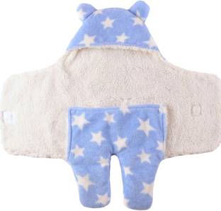BRANDONN Printed Single Swaddling Baby Blanket for  Mild Winter