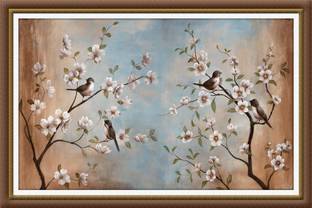 god & god's 91.44 cm Canvas HD Digital Painting 2413 Self Adhesive Sticker