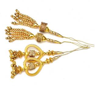 Bhavya Sale Latkan with Gold Plating Pearl ( Combo of 2) Brooch