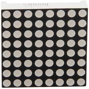 Electrobot 8 x 8 Dot Matrix Common Anode LED Display - Black + White For Arduino, RPi DIY Projects Display Lights Electronic Hobby Kit