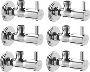 सेरा - Angle Valve with Wall Flange Set of 6 pcs (Quarter Turn) एंगल कॉक नल