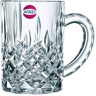 AFAST Multipurpose Beer Mug Glass Set With Handle Set Of 1 Glass Beer Mug