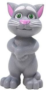 StarClub Plastic Musical Talking Tom Cat (grey) (Grey)