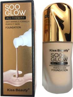 Kiss Beauty All The Way Foundation with Anti Wrinkle Formula - 50g Foundation