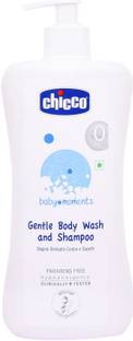 Chicco Baby Moments Gentle Body Wash and Shampoo (500ml)