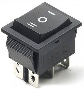 Super Debug (1 Pcs) DPDT Rocker Momentary Switch Electronic Components Electronic Hobby Kit